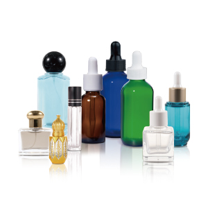 Glass Containers and Accessories for Cosmetics