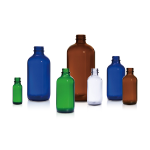 Boston Round Glass Bottles