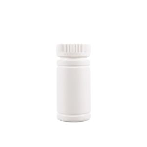 168cc Opaque White Plastic Packer Bottle (F1001H0168) with White Child-Resistant Plastic Cap 