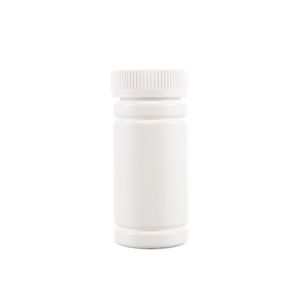 150cc Opaque White Plastic Packer Bottle (F1003H0150) with White Child-Resistant Plastic Cap