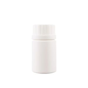 150cc Opaque White Plastic Packer Bottle (F1006H0150) with White Child-Resistant Plastic Cap