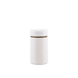 150cc Opaque White Plastic Packer Bottle (F2033H0150) with White Double-Layered Screw Plastic Cap
