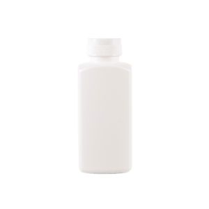 300cc Opaque White Plastic Packer Bottle (F2070H0300) with White Flip Top Plastic Cap