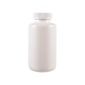 750cc Opaque White Plastic Packer Bottle (F2080H0750) with White Plastic Cap 