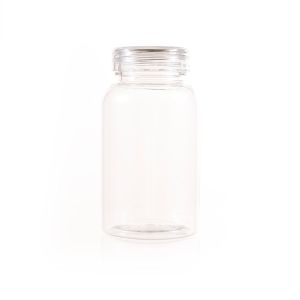 160cc Clear PET Plastic Packer Bottle (F2105P0160) with Clear Screw Cap