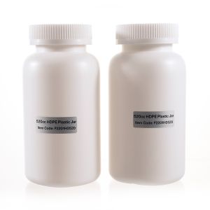 520cc Opaque White Plastic Packer Bottle (F2201H0520) with White Plastic Cap