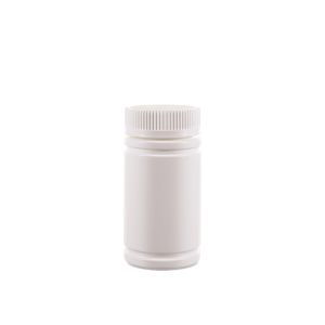 150cc Opaque White Plastic Packer Bottle (F2202H0150) with White Child-Resistant Plastic Cap 