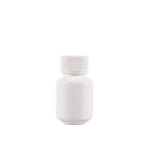 30cc Opaque White Plastic Bottle with White Child-Resistant Plastic Cap (F3303H0030) 