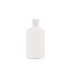 45cc Opaque White Plastic Bottle with PP28 White Plastic Cap  (F3303H0045) 