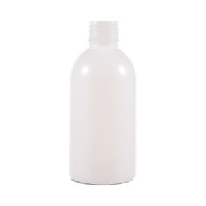 200cc Opaque White Plastic Bottle   (F3303H0200) 