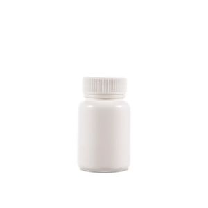 70cc Opaque White Plastic Packer Bottle (F3304H0070) with White Plastic Cap 