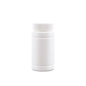 100cc Opaque White Plastic Packer Bottle (F3304H0100) with White Plastic Cap