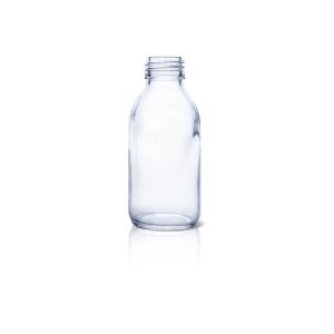 125ml Clear Glass Bottle for Syrup DIN PP 28mm