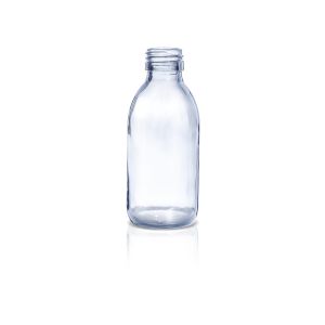150ml Clear Glass Bottle for Syrup DIN PP 28mm