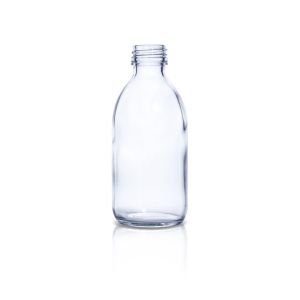 200ml Clear Glass Bottle for Syrup  DIN PP 28mm