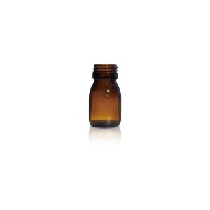 30ml Amber Glass Bottle for Syrup  DIN PP 28mm
