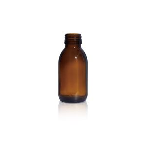 100ml Amber Glass Bottle for Syrup  DIN PP 28mm