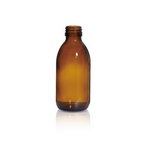 180ml Amber Glass Bottle for Syrup  DIN PP 28mm