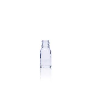 10ml Clear Glass Dropper Bottle  DIN 18mm