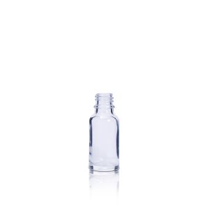 20ml Clear Glass Dropper Bottle  DIN 18mm