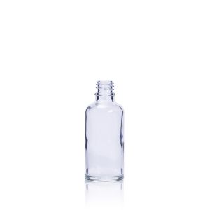 50ml Clear Glass Dropper Bottle  DIN 18mm