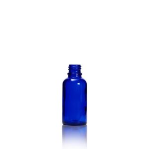 30ml Cobalt Blue Glass Dropper Bottle  DIN 18mm