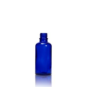 50ml Cobalt Blue Glass Dropper Bottle  DIN 18mm