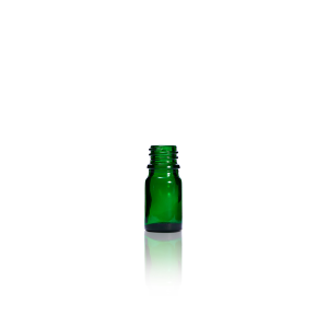 5ml Green Glass Dropper Bottle  DIN 18mm