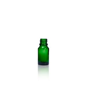 10ml Green Glass Dropper Bottle  DIN 18mm