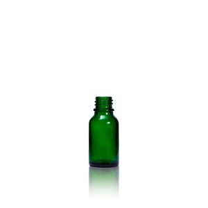 15ml Green Glass Dropper Bottle  DIN 18mm