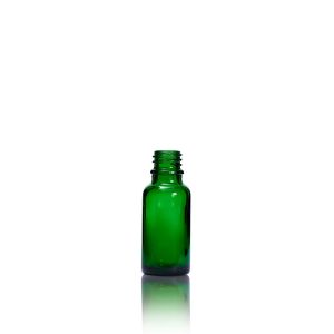 20ml Green Glass Dropper Bottle  DIN 18mm