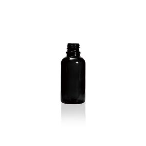 30 mL USP Type III Black Glass Dropper Bottle with DIN 18 Neck Finish