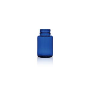100ml Cobalt Blue Glass Packer Bottle G.P.I 38/400 Neck Finish