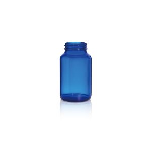 200ml Cobalt Blue Glass Packer Bottle G.P.I 45/400 Neck Finish