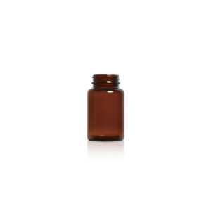 100ml Amber Glass Packer Bottle G.P.I 38/400 Neck Finish