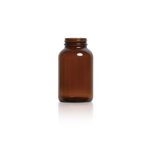 250ml Amber Glass Packer Bottle G.P.I 45/400 Neck Finish