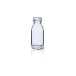 60ml Clear Glass Bottle for Syrup DIN PP 28mm