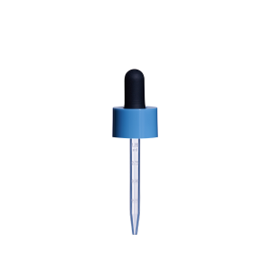 20/400 Smooth-Sided Child-Resistant Dropper with 77mm Long Graduated Plastic Pipette (A20400CR01C06)