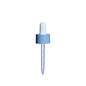 20/400 Smooth-Sided Child-Resistant Dropper with 77mm Long Graduated Plastic Pipette (A20400CR01C08)