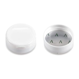 GPI 38/400 White Flip-Top Plastic Cap (F1C38F01CBA01A)