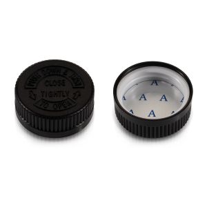 GPI 38/400 Black Child-Resistant Plastic Cap (F1C38Y01CHE01A)