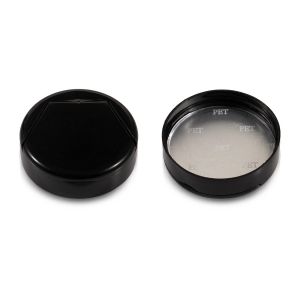 GPI 45/400 Black Flip-Top Plastic Cap (F1C45F01CHE01A)