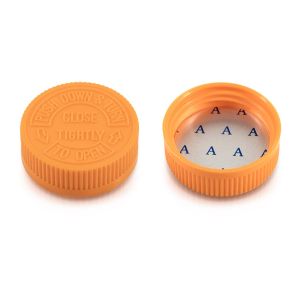 GPI 45/400 Orange Child-Resistant Plastic Cap (F1C45Y01CCH02A)