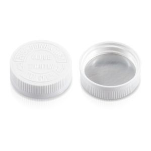 GPI 53/400 White Child-Resistant Plastic Cap (F1C53Y01CBA01A)