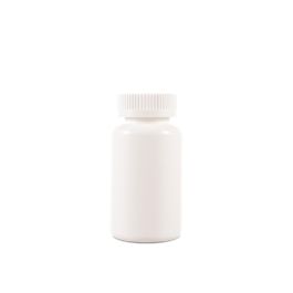 170cc Opaque White Plastic Packer Bottle (F1001H0170)with White Child-Resistant Plastic Cap 