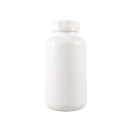 750cc Opaque White Plastic Packer Bottle (F1001H0750) with White Child-Resistant Plastic Cap 