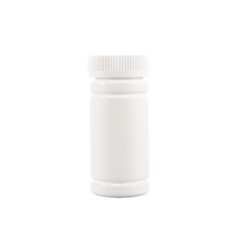 150cc Opaque White Plastic Packer Bottle (F1003H0150) with White Child-Resistant Plastic Cap