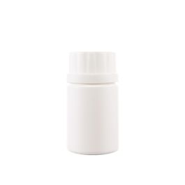 150cc Opaque White Plastic Packer Bottle (F1006H0150) with White Child-Resistant Plastic Cap