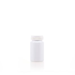 60cc White PET Plastic Packer Bottle (F2006P0060) with White Screw Cap