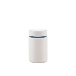 135cc Opaque White Plastic Packer Bottle  (F2028H0135) with White Double-Layered Screw Plastic Cap